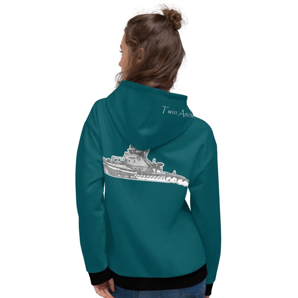 Sketch Garth Foss Tug (Teal) – Performance Marine Wear | Twin Anchor Apparel North Current Line product image (6)