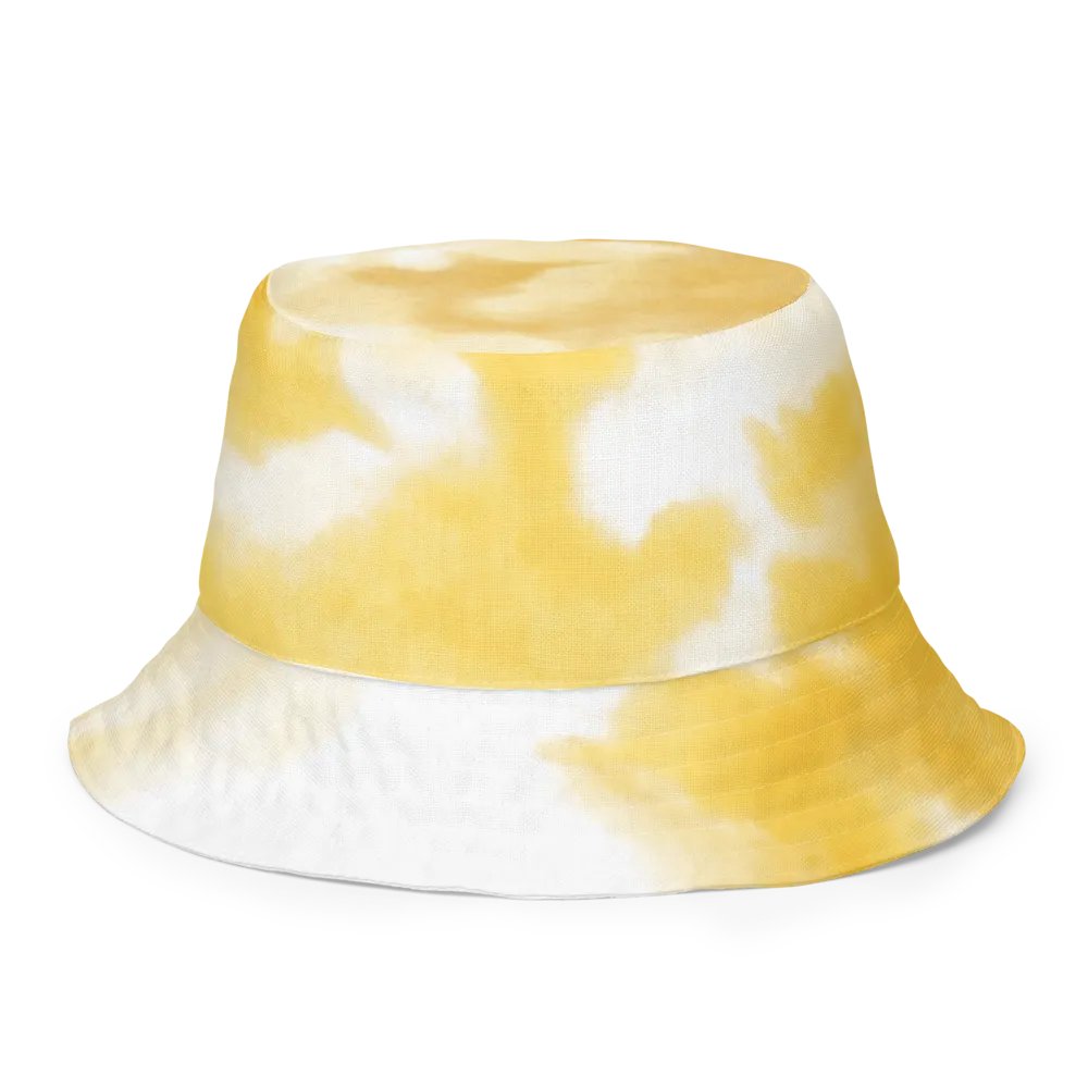 reversible scone yellow bucket hat product image (3)