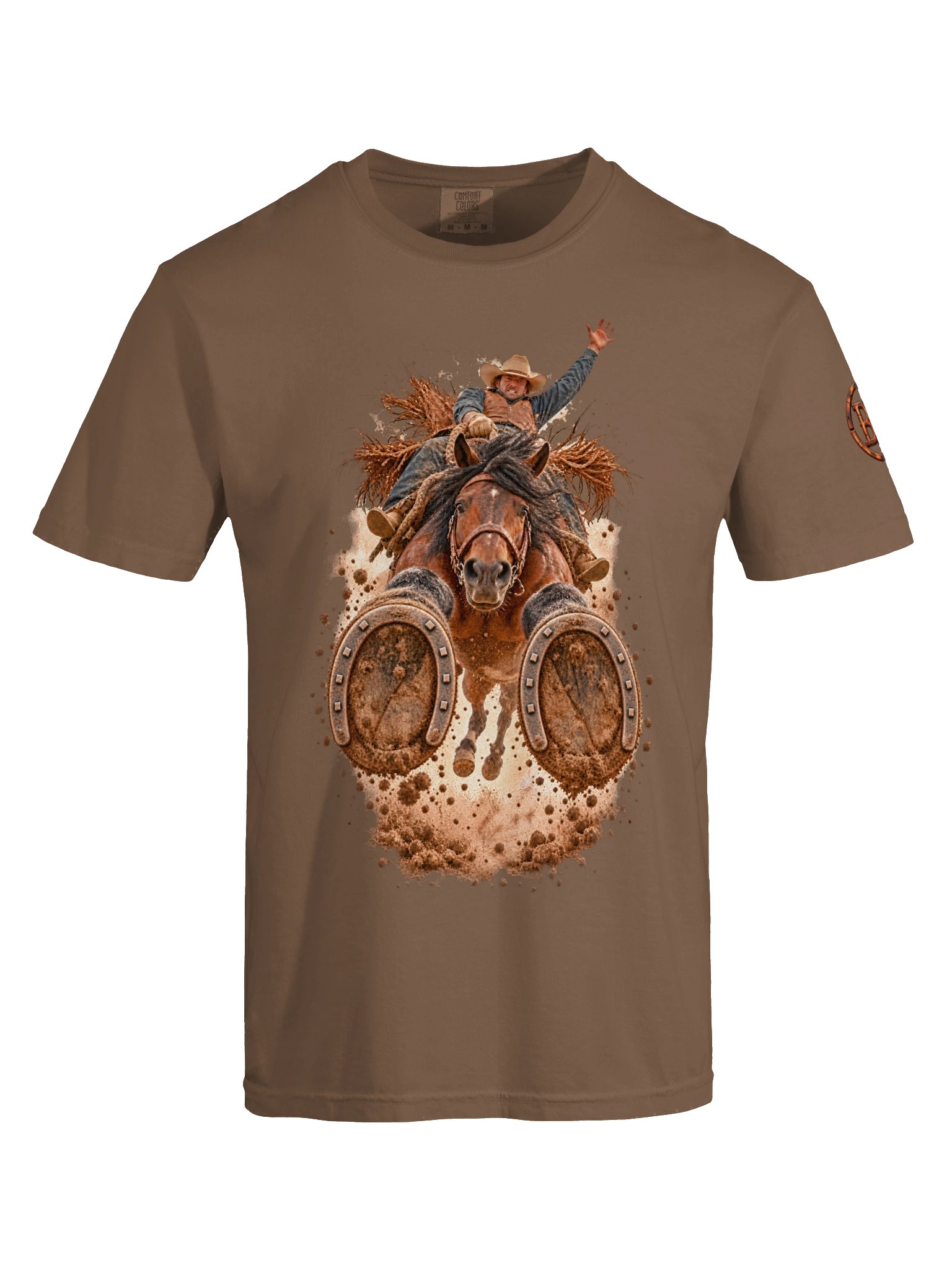 Bareback Riding Shirt — Two-Sided POV Rodeo Tee | Broken Roughstock™ product image (11)
