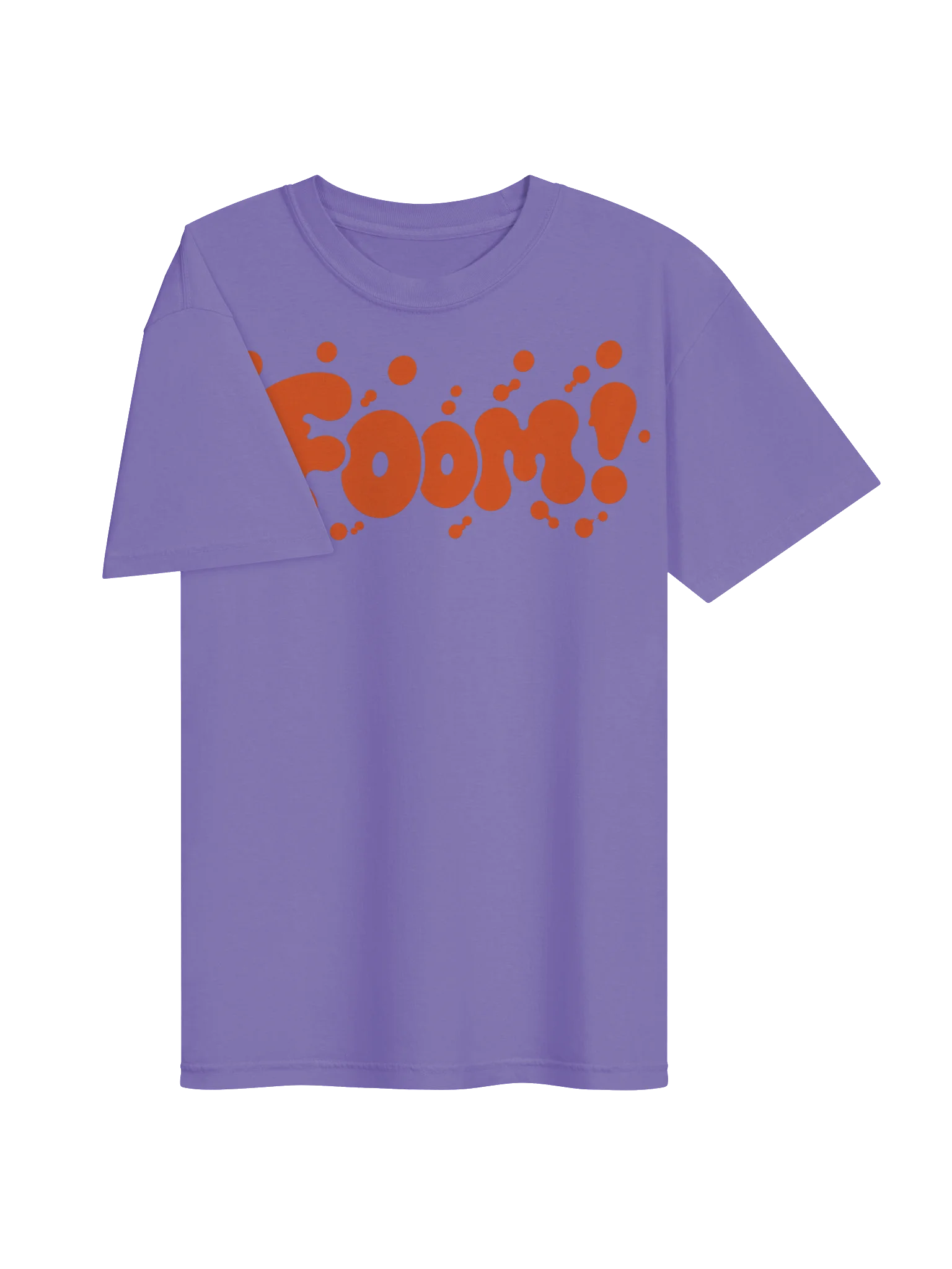 Foom! Orange Violet Bubble Splash Tee product image (4)