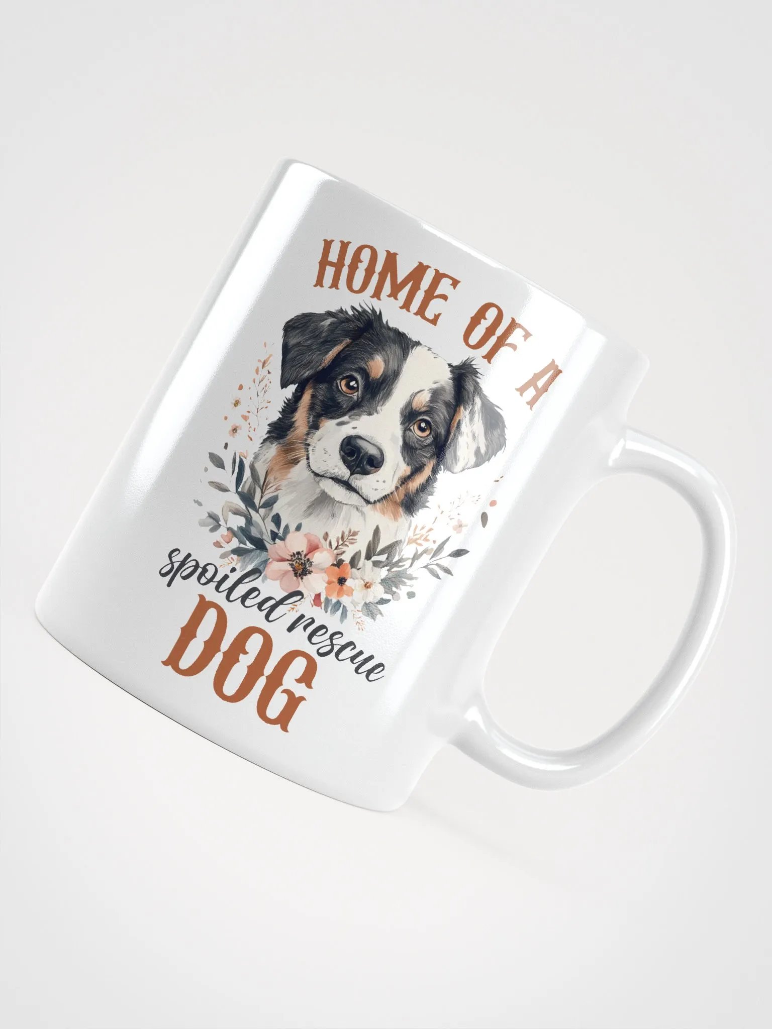 Home Of A Spoiled Rescue Dog Mug product image (4)