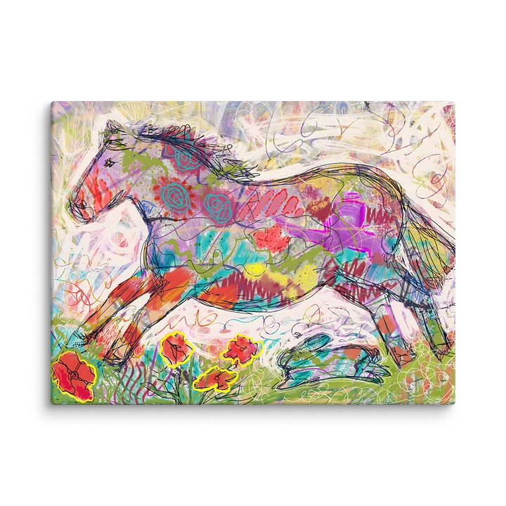 Running Horse & Bunny Canvas product image (2)