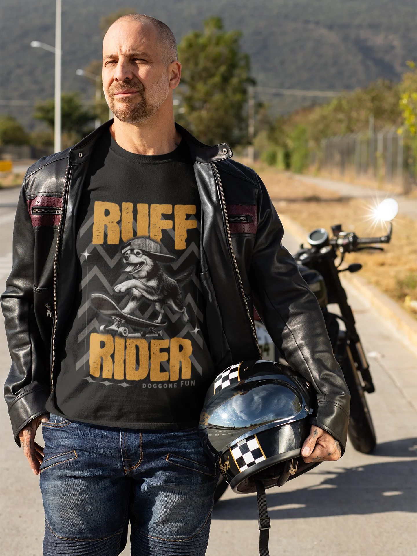 Ruff Rider Doggone Fun Graphic T-Shirt product image (6)