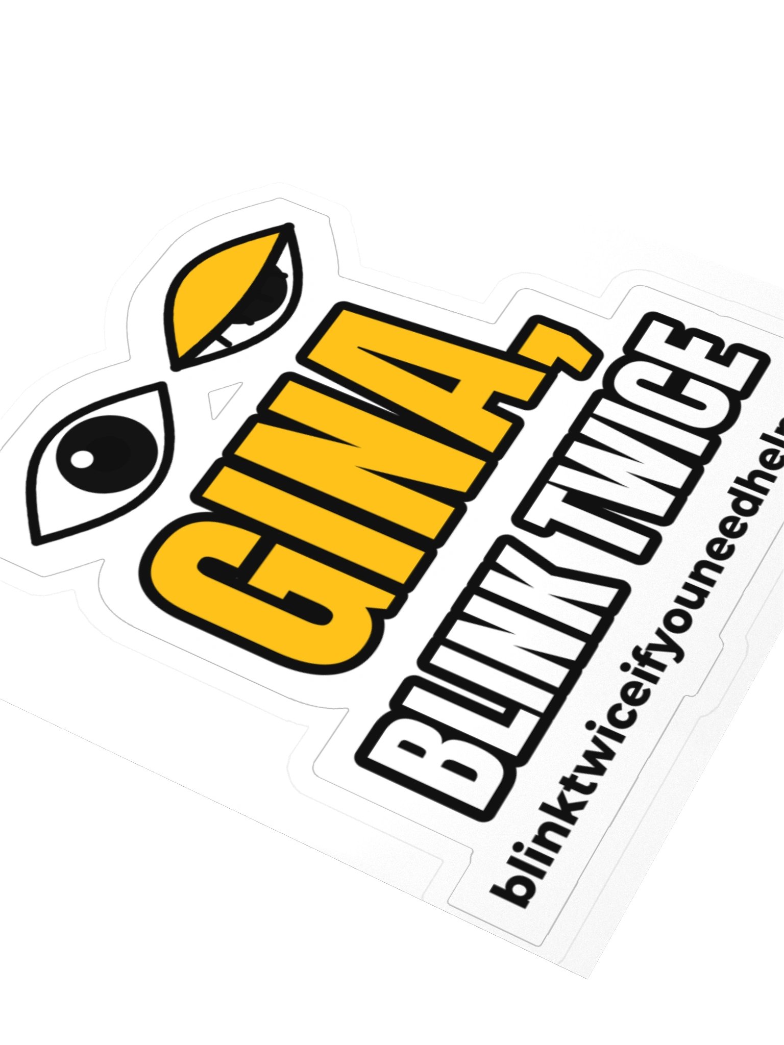 Gina, Blink Twice Sticker product image (3)