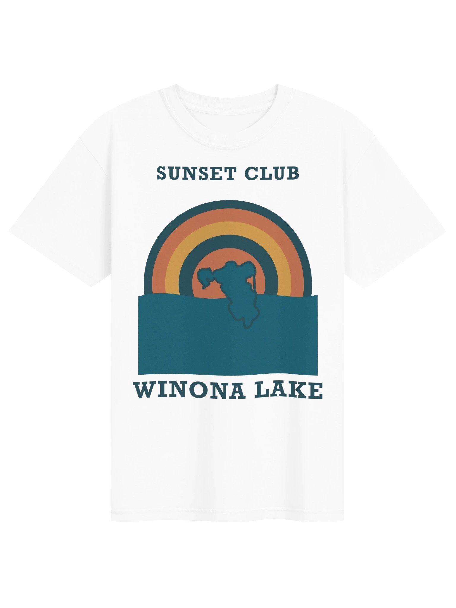 Sunset Club Comfort Colors Tee — Sunwashed product image (1)