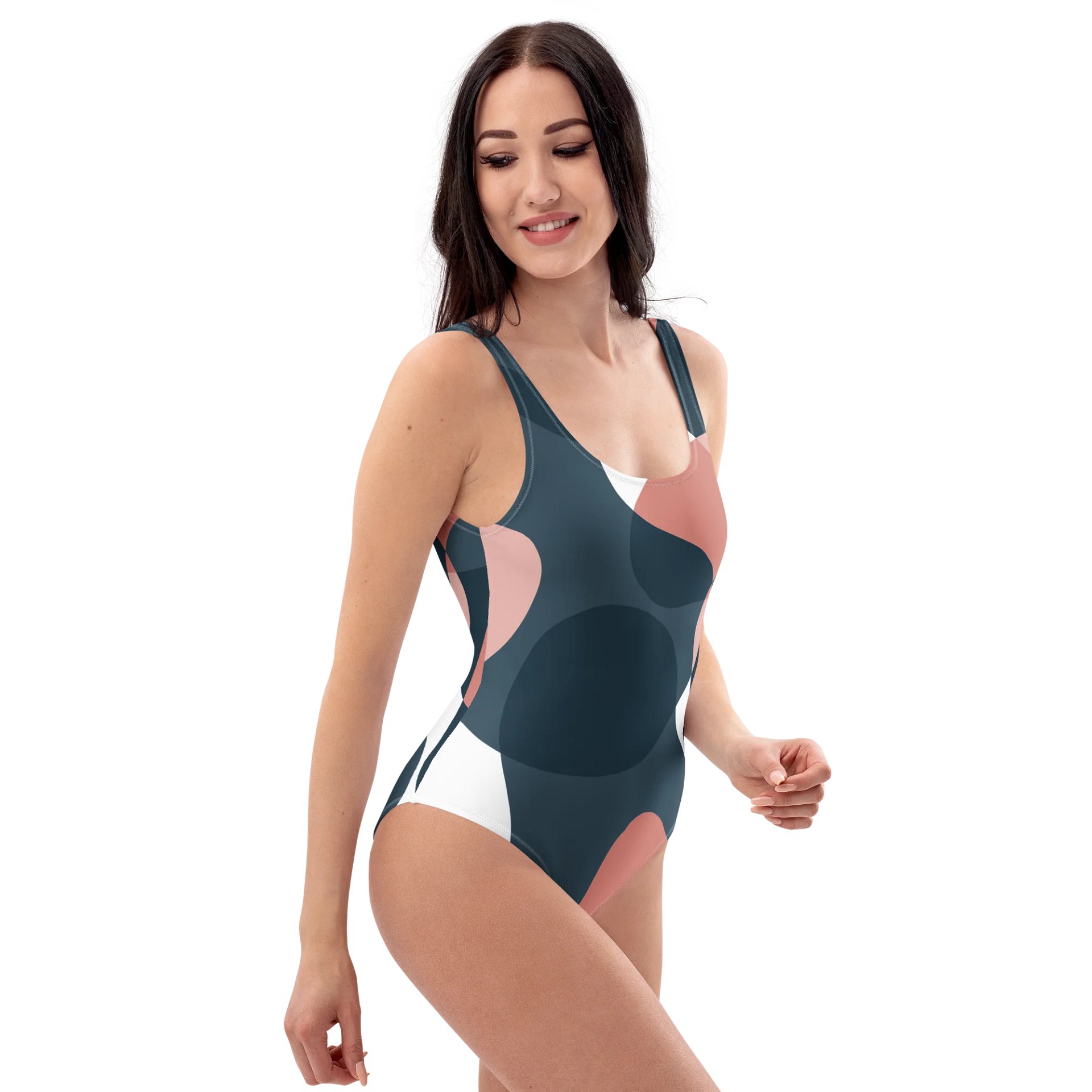 Velenir Geometric Womens One-Piece Swimsuit product image (3)