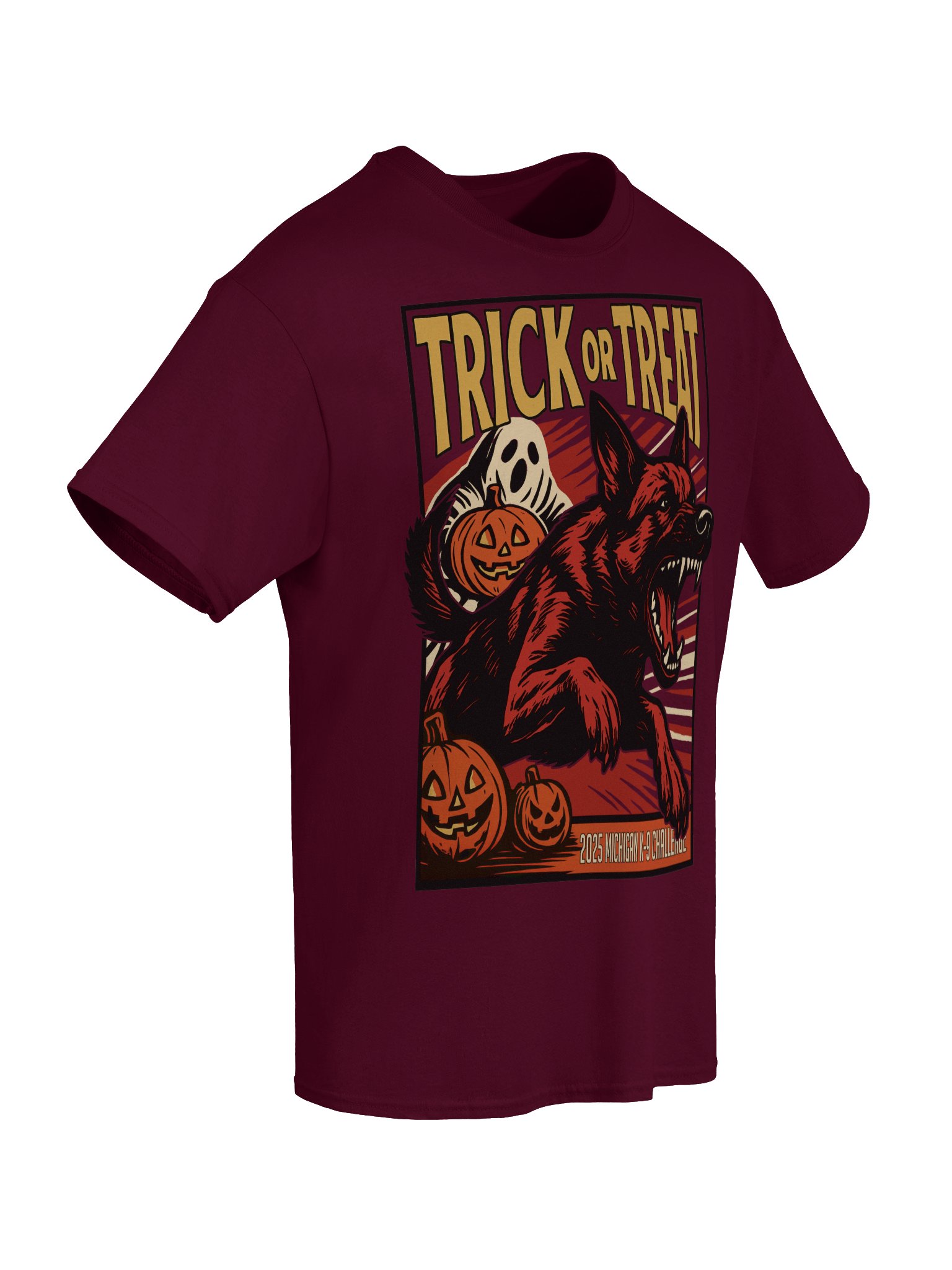 2025 Michigan K-9 Challenge Trick or Treat - Gildan Heavyweight T-shirt product image (6)