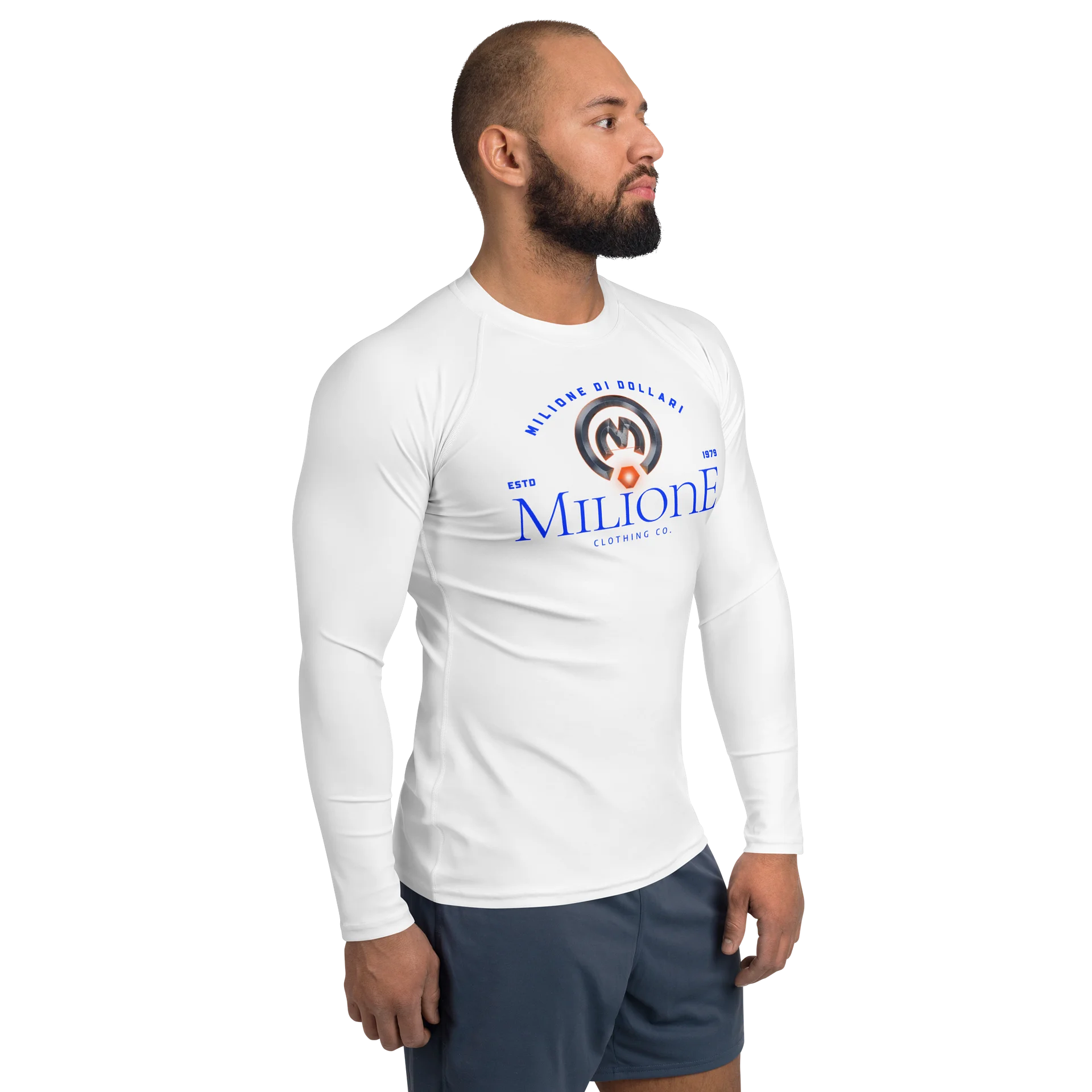 MilionE Clothing Co. Logo Rash Guard product image (4)