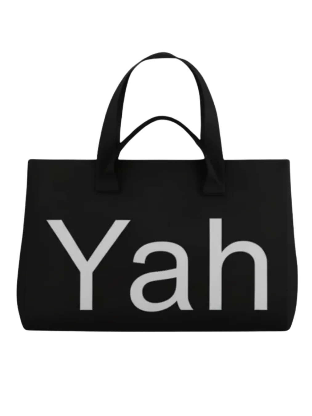Black Yahweh Tote Bag With Scripture - October Presale product image (1)