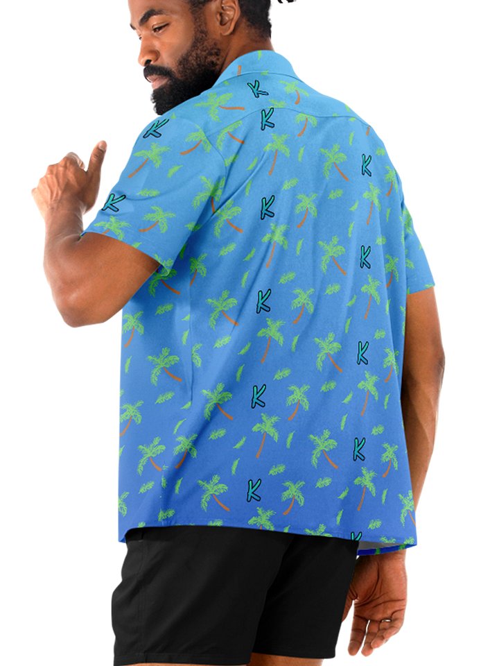 Adult Hawaiian Button Down Shirt product image (2)