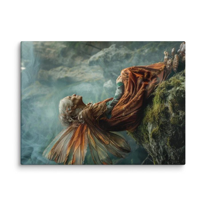 Elder fairy on a rock - Canvas product image (1)