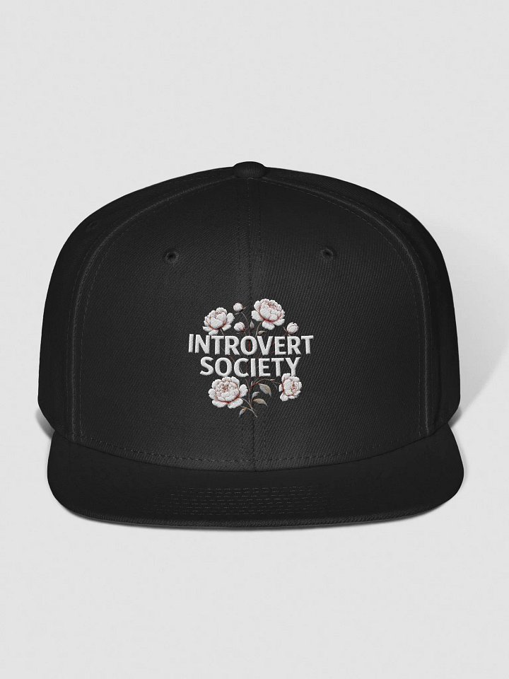 Introvert Society Snapback Hat product image (1)