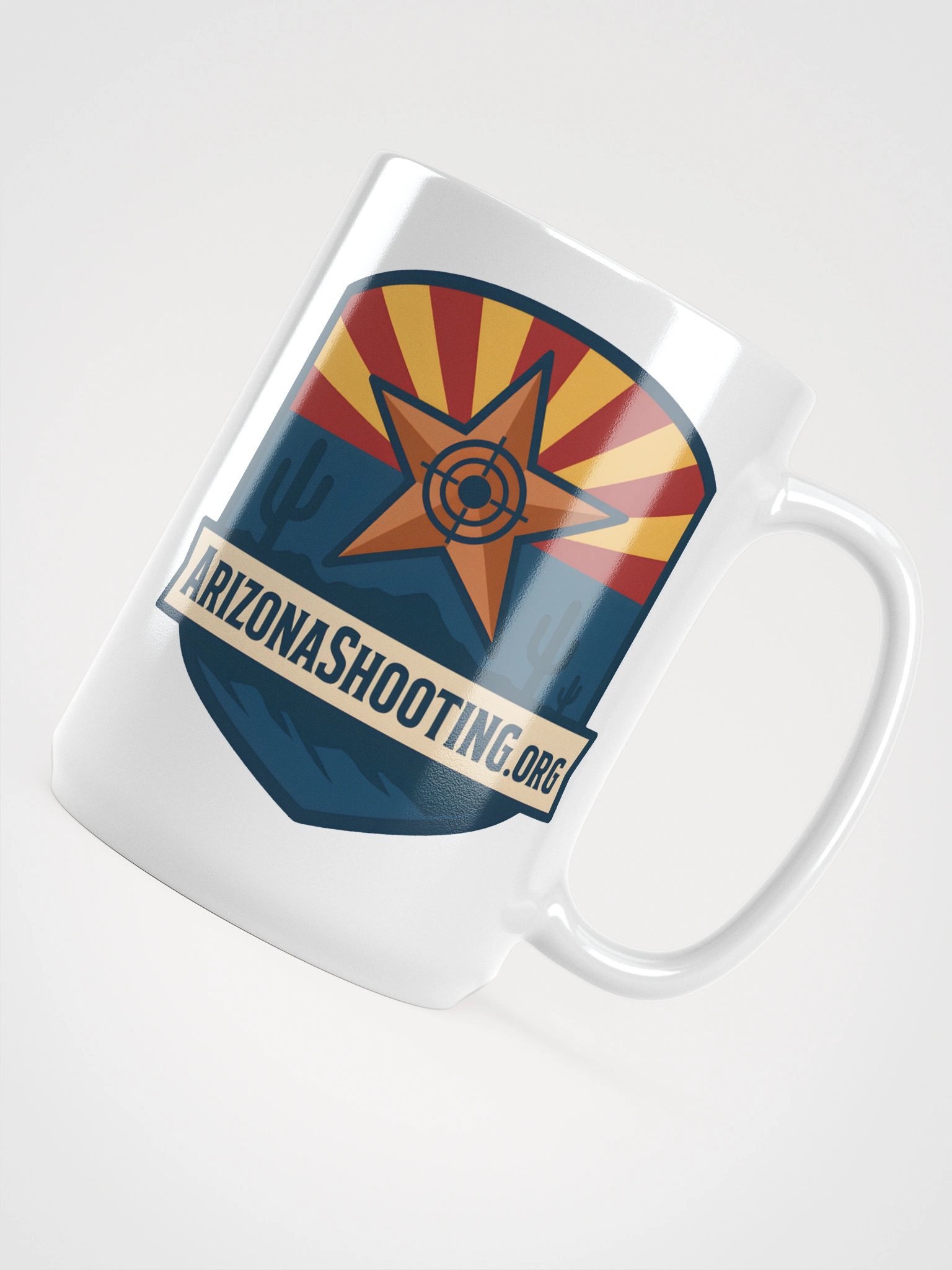 AZS Mug - White (Dual Logo) product image (5)