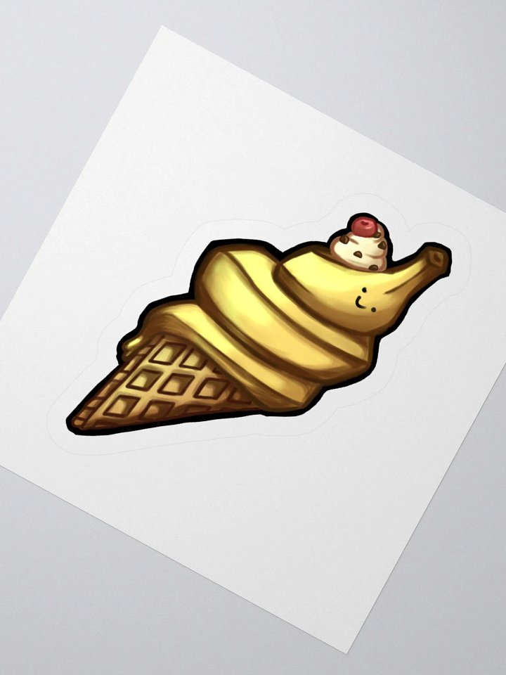 Banana Soft Serve Stickers product image (3)