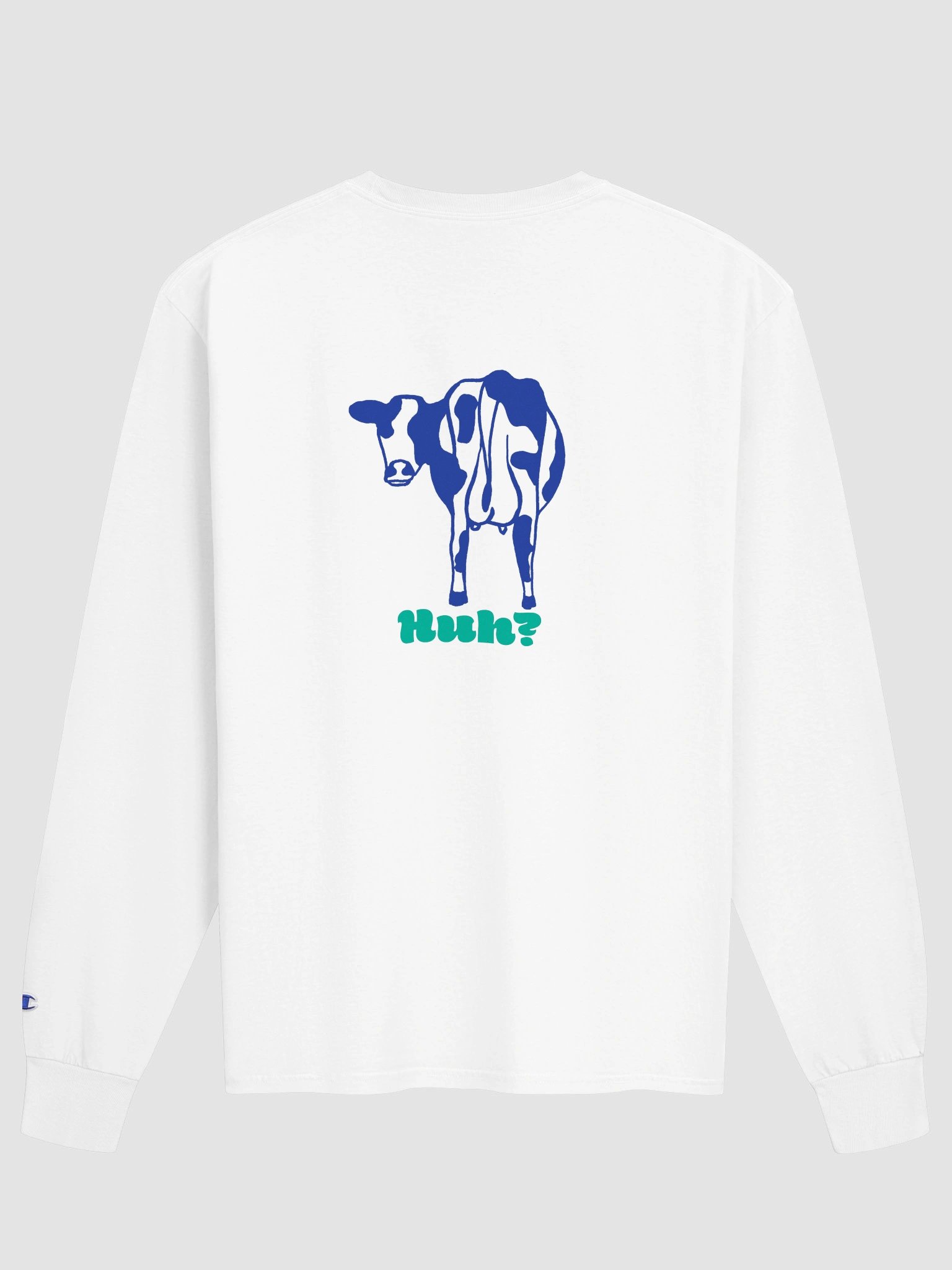 Huh? - Long Sleeve Shirt (Champion) product image (1)