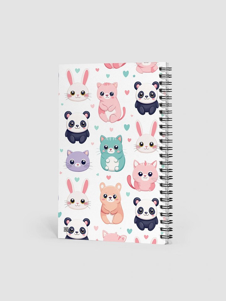 Whimsical Animal Party Spiral Notebook product image (2)