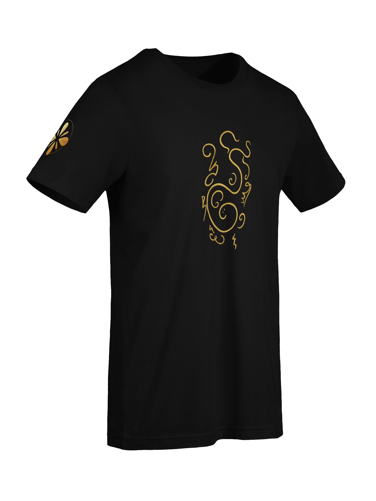 Golden Galactic Swirl Tee ~ I Am Beautiful Edition product image (7)