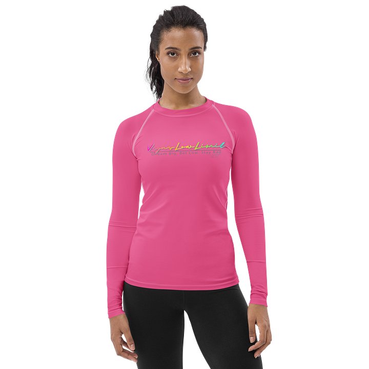 Vegas Low Limit Women's Rash Guard - Pink product image (1)