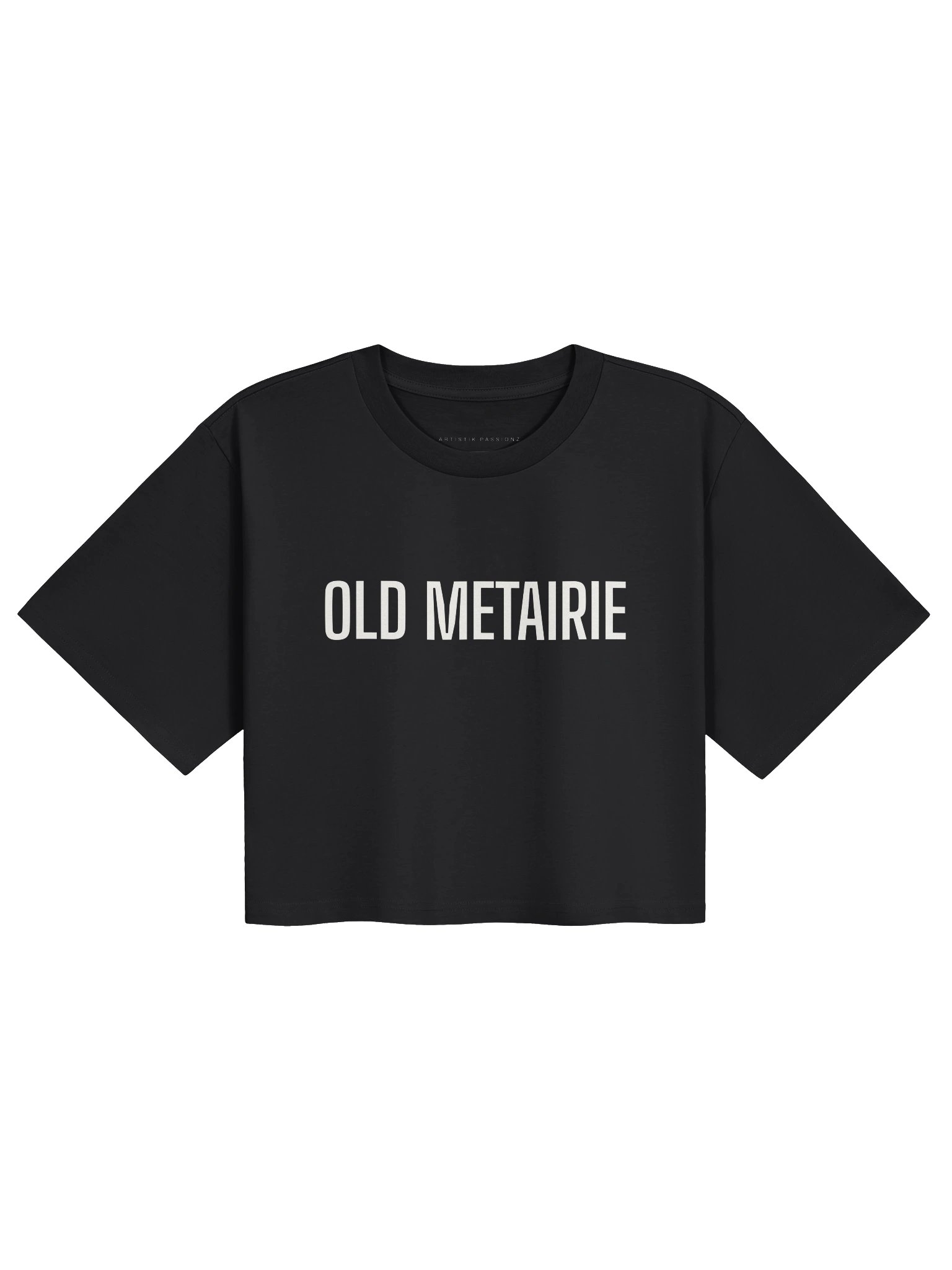 ARTISTIK PASSIONZ — Old Metairie · Crop Top · Black product image (1)
