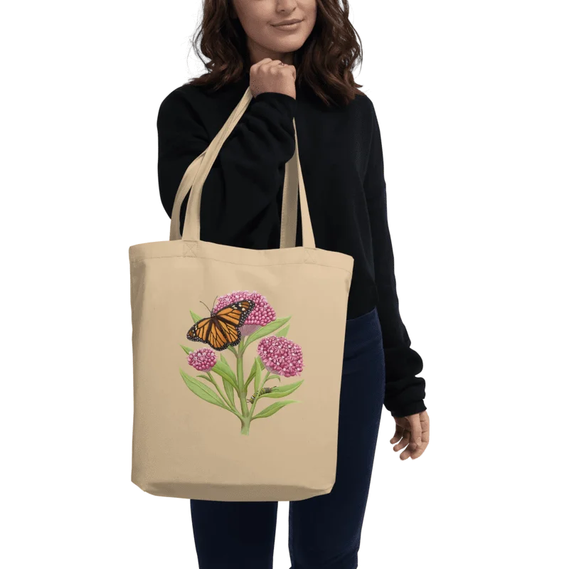 Monarch and Milkweed bag product image (2)