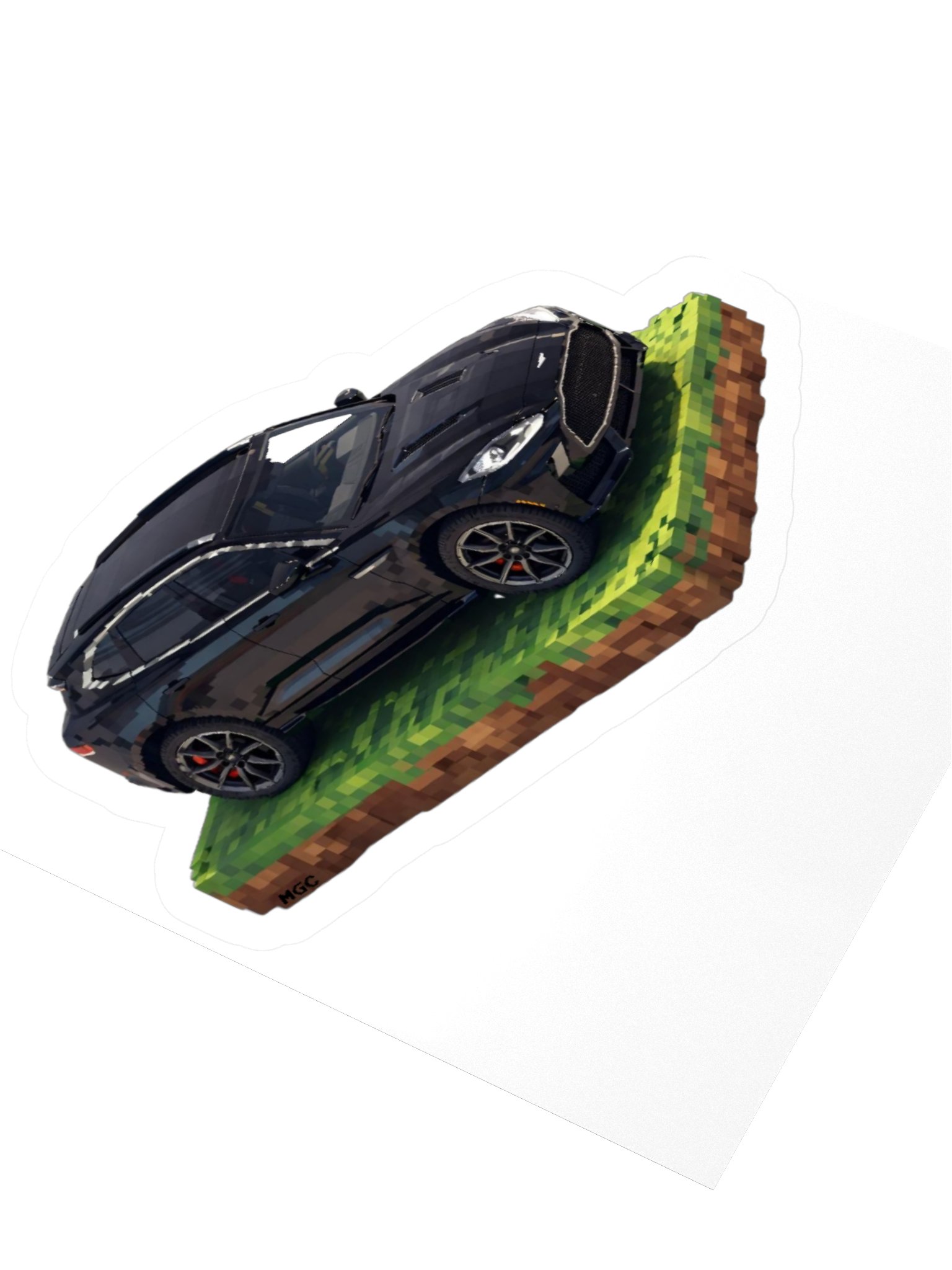 Black Aston Martin DBX Sticker (Pixel, Retro, Minecraft) product image (7)
