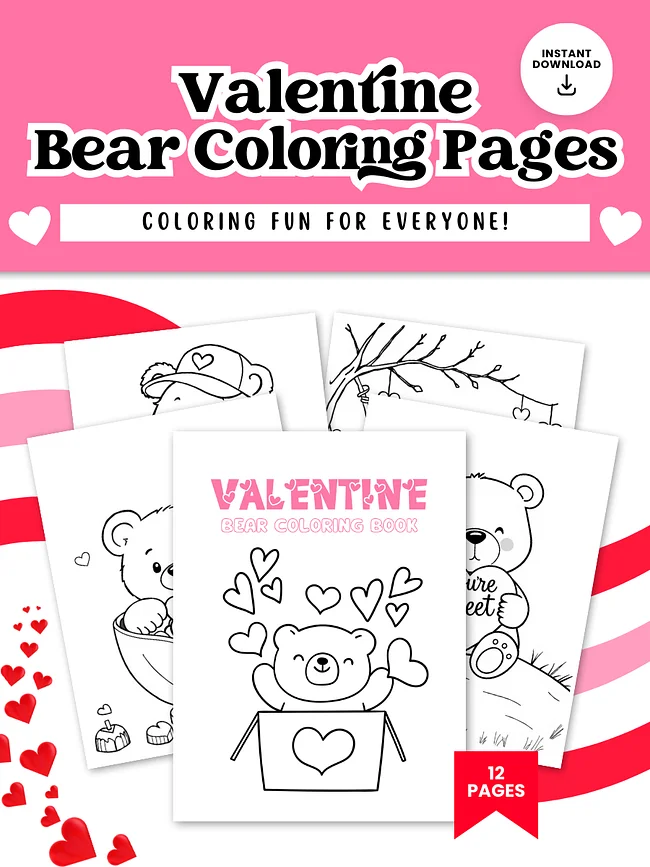 Valentine's Day Coloring Pages 