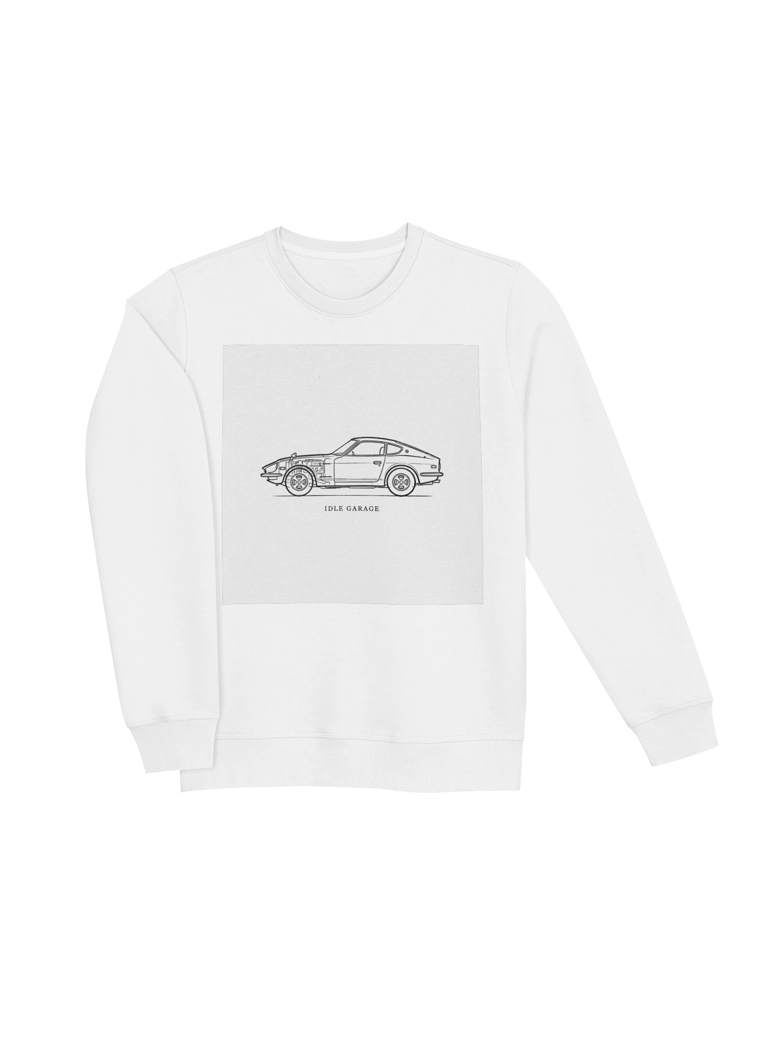 Idle Garage Cutaway Car Sweatshirt product image (3)