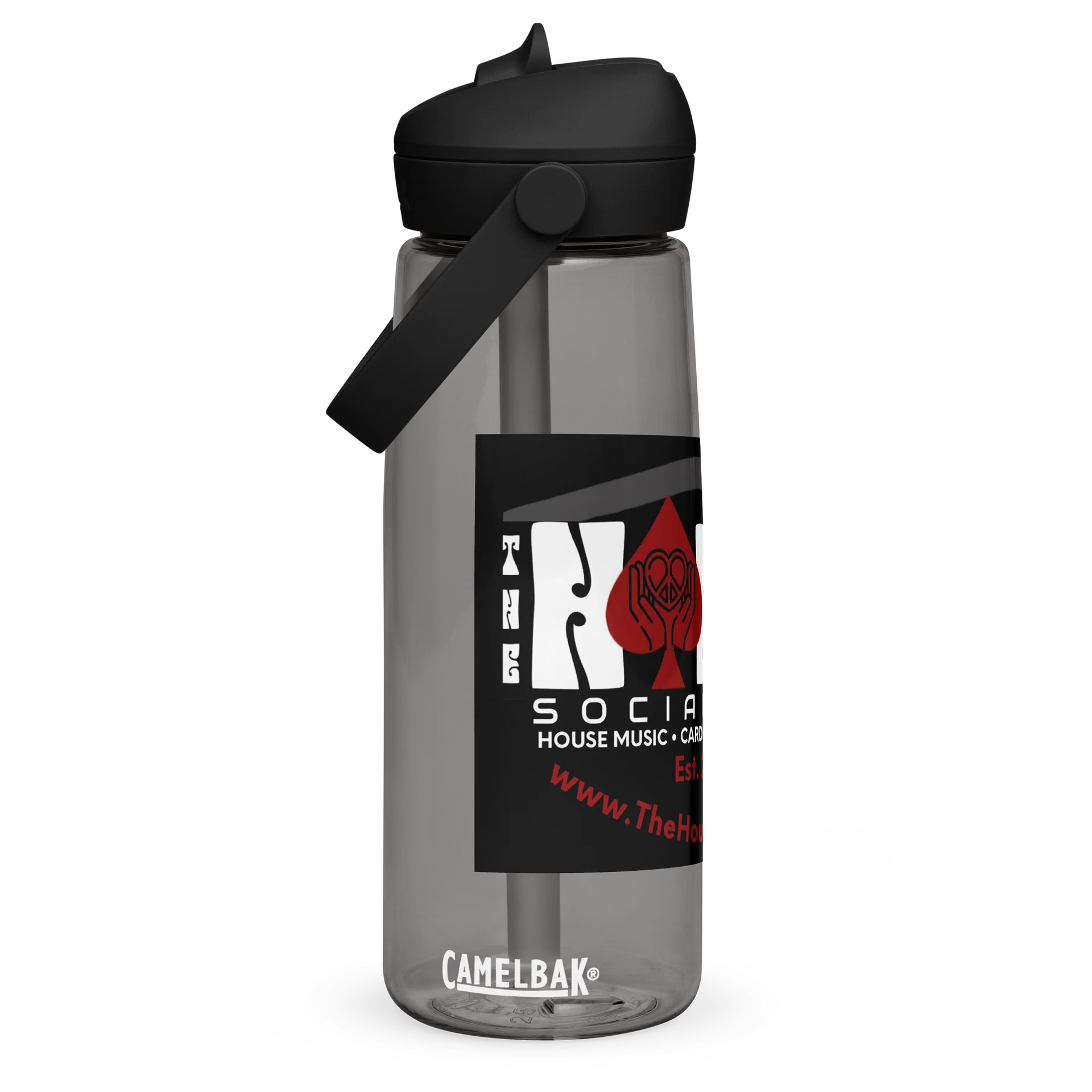 The House Social Club Flip Straw Bottle product image (1)