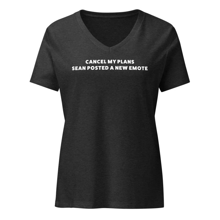 Cancel My Plans | Women's Relaxed V-Neck T-Shirt product image (3)