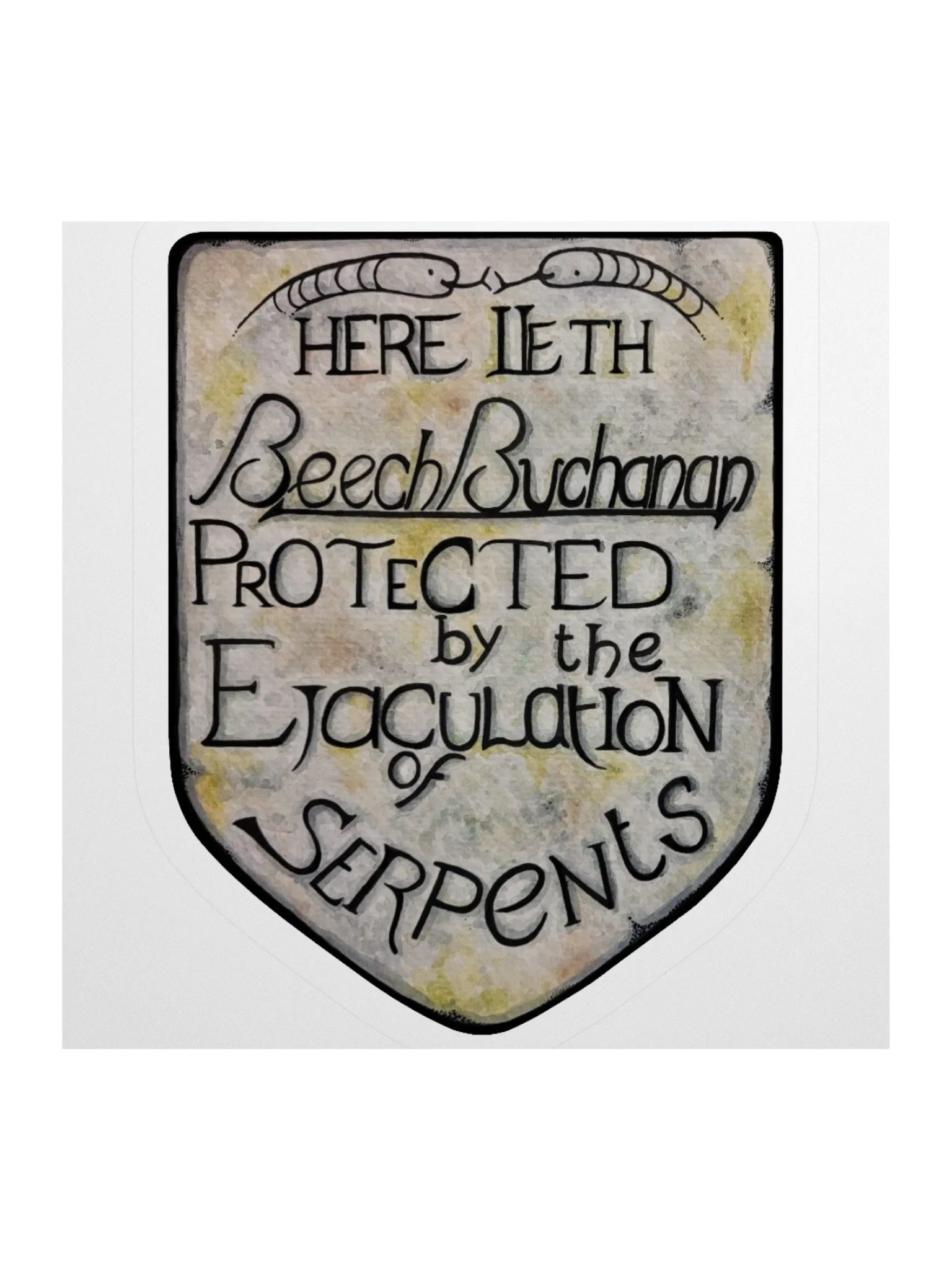 Ejaculation of Serpents sticker product image (1)