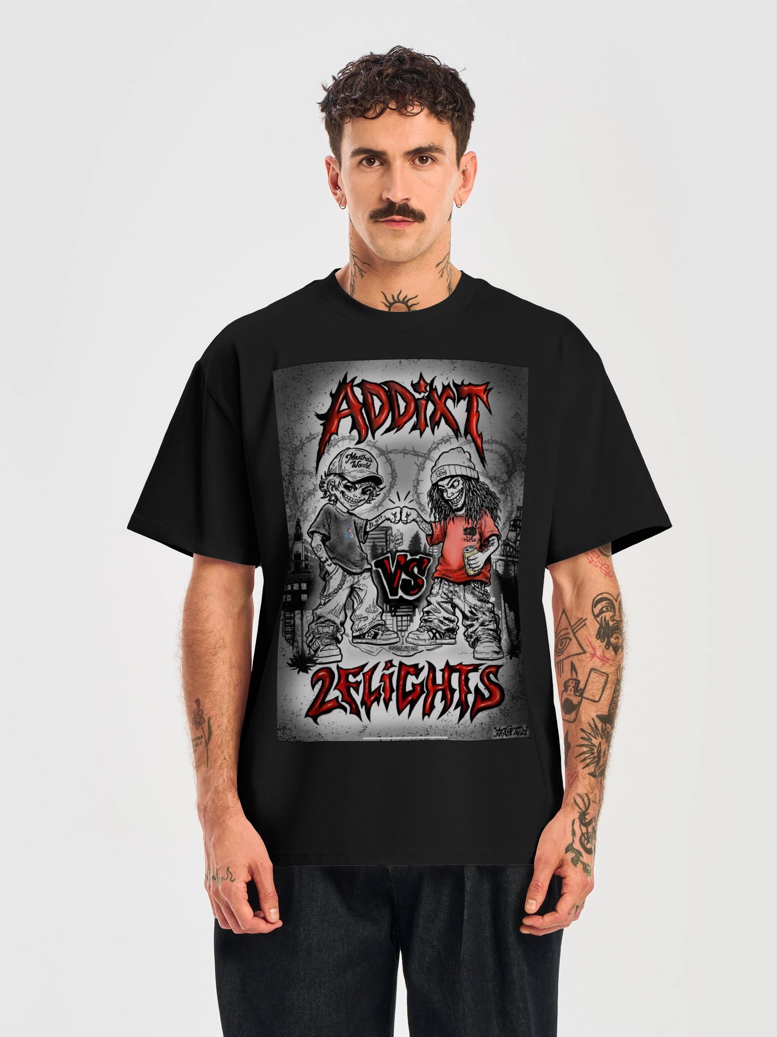 ADDIXT VS 2FLIGHT$ TEE product image (5)
