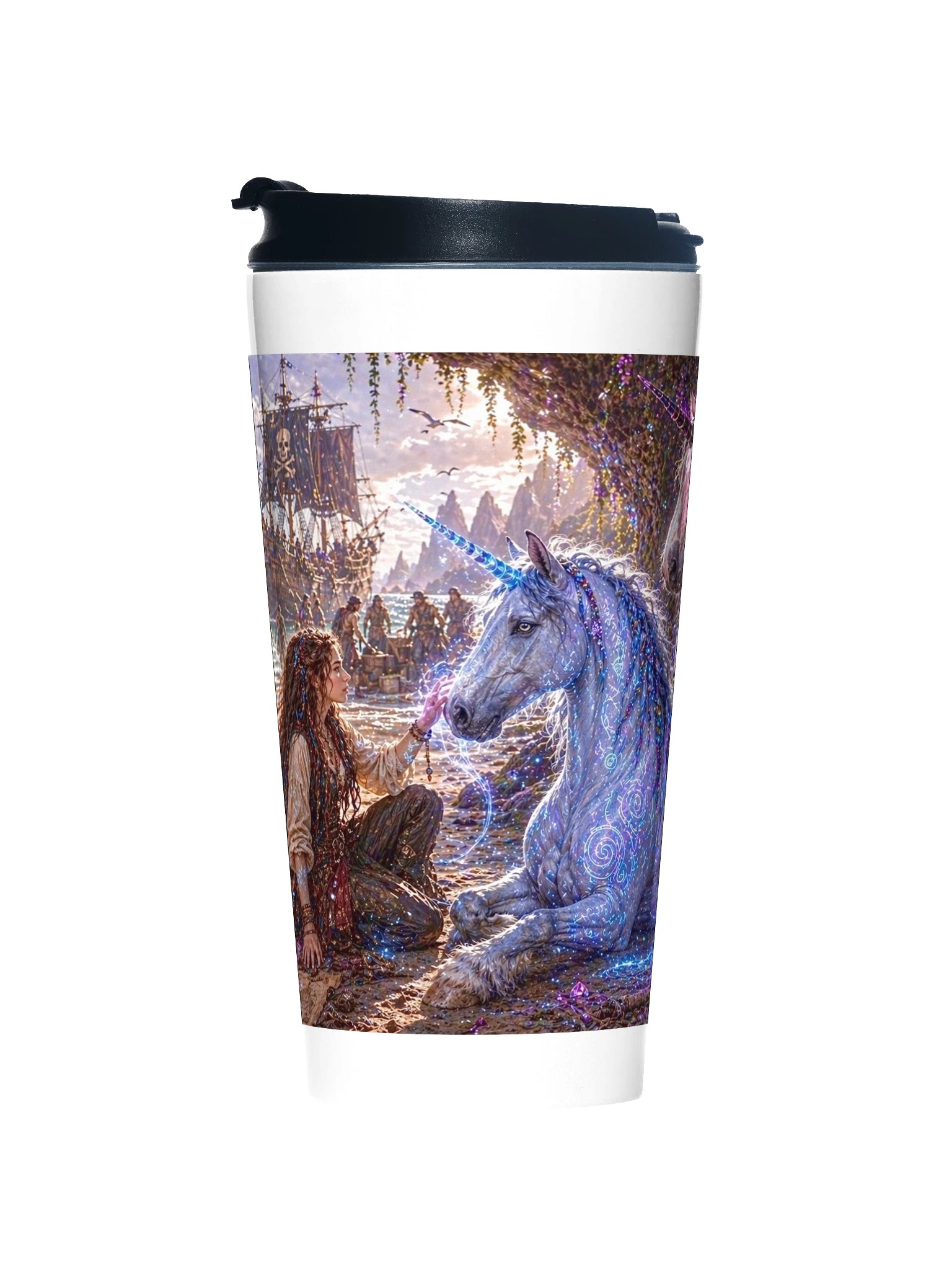 Pirate Unicorns - Cave Discovery Travel Mug product image (1)