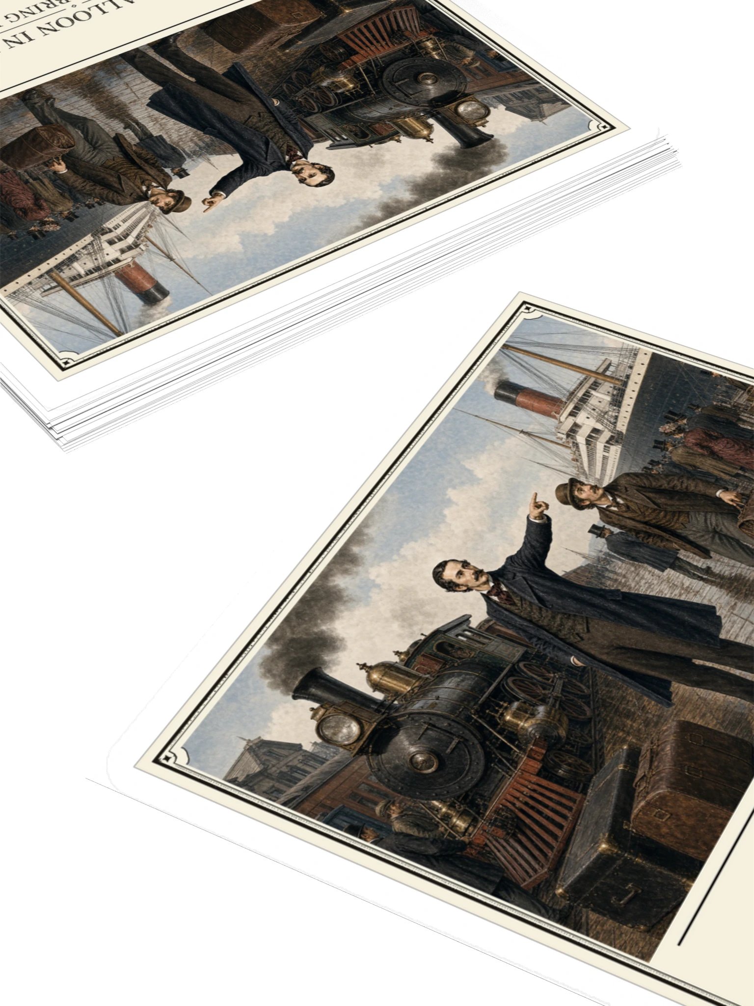 There S No Balloon Book Will Bring -- Around the World in Eighty Days Sticker product image (4)