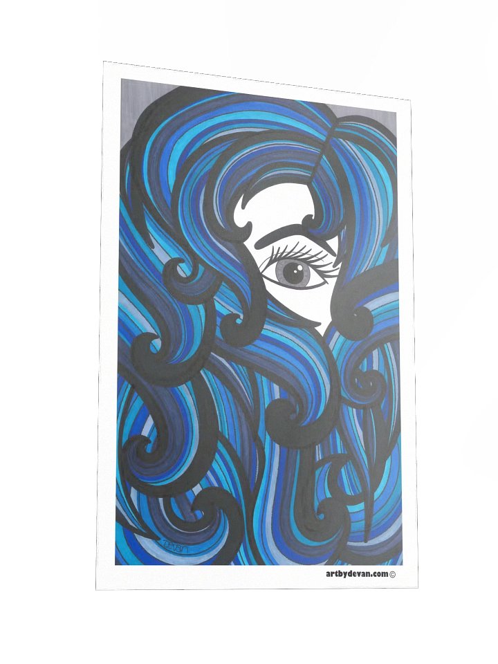 Art Print: Lady Blue product image (2)