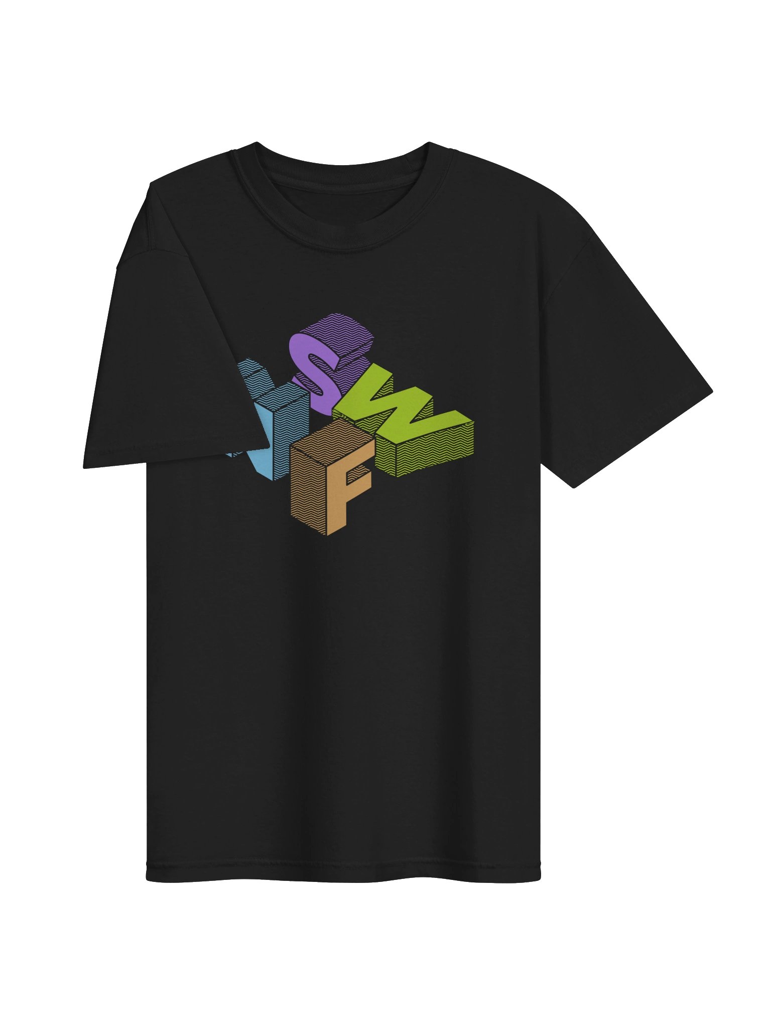 "NSFW" Isometric Typography Graphic T-Shirt product image (17)