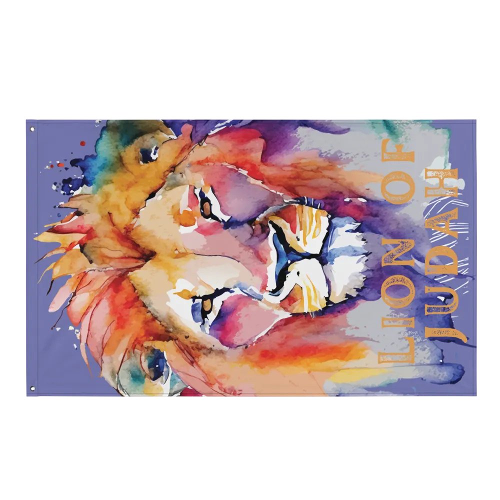 Seven Spirits of God- Lion of Judah Flag product image (1)