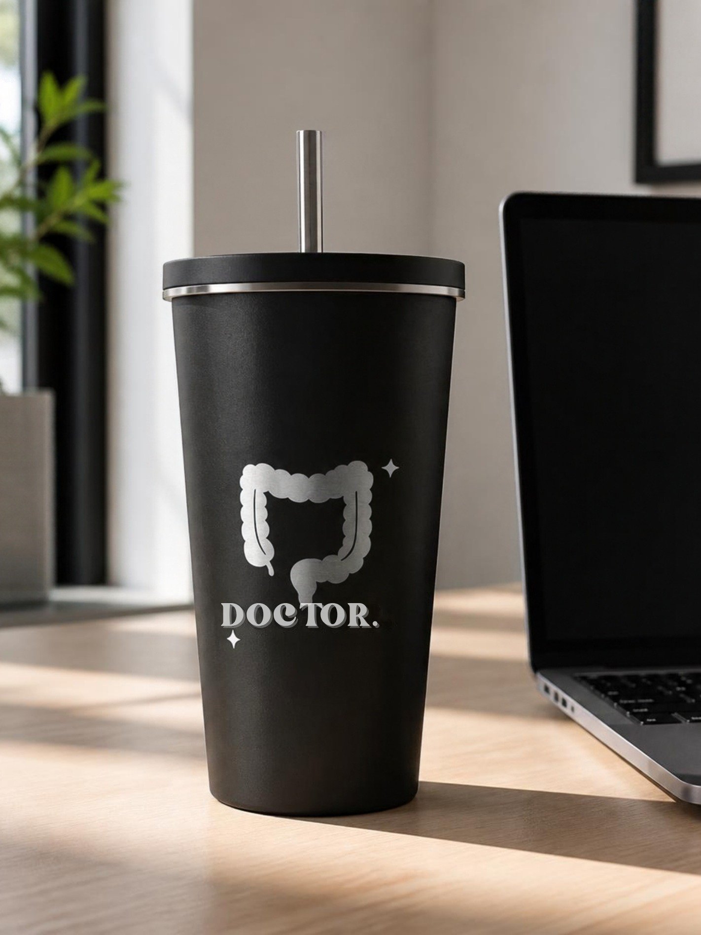 GI Specialists Insulated Tumbler with Straw - Gift Stylish Fall Aesthetic product image (6)