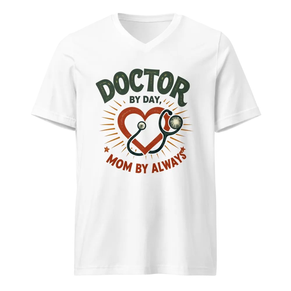 Heartfelt Doctor & Mom V-Neck Tee product image (1)