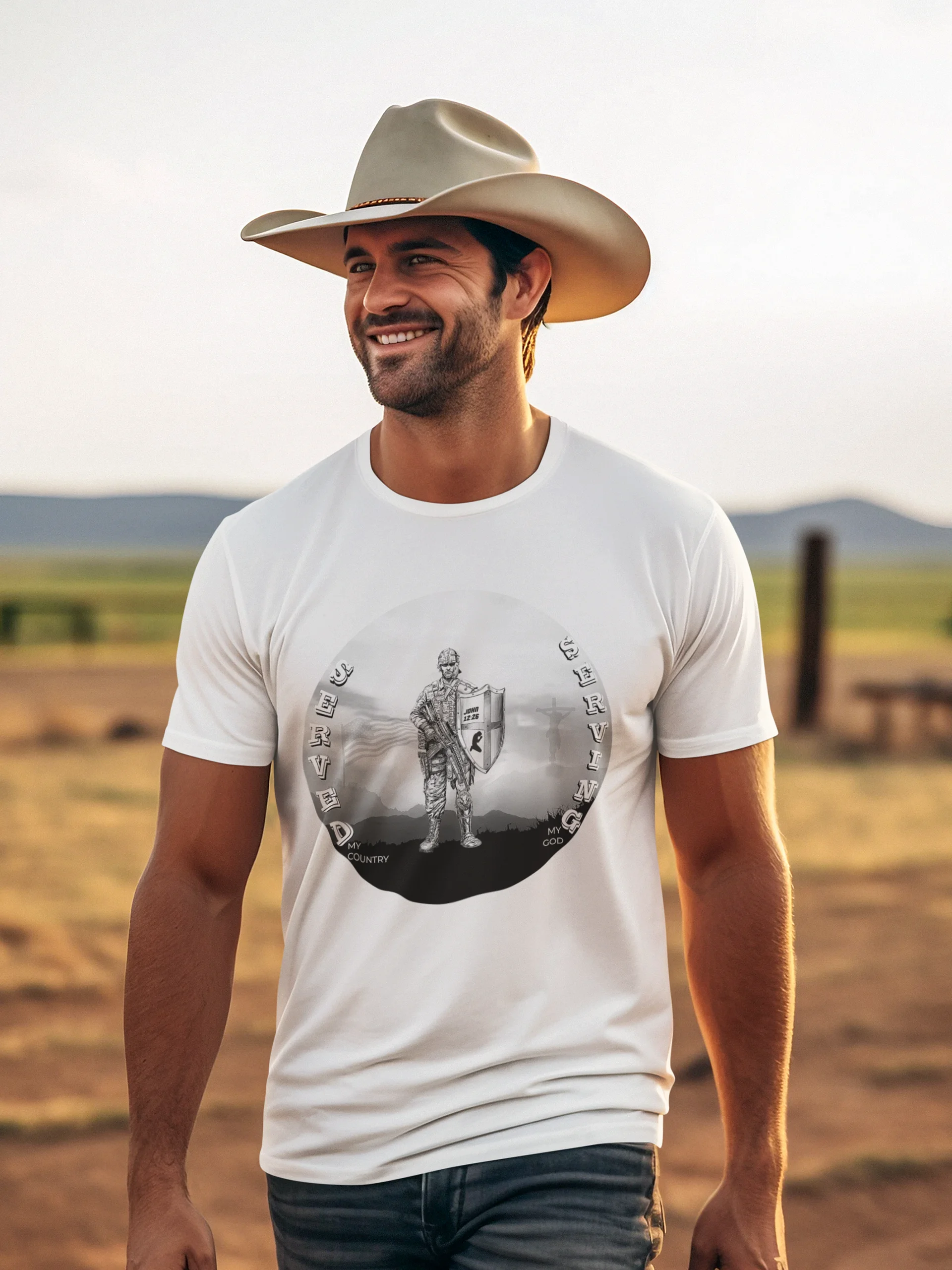 Served/Serving (Short sleeve T) One sided print product image (5)