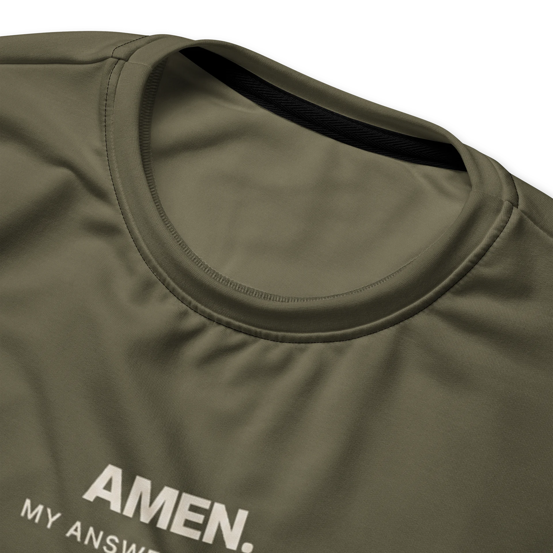 AMEN. My Answer To God | Premium Christian Sweatshirt | Minimal Worship Streetwear product image (4)