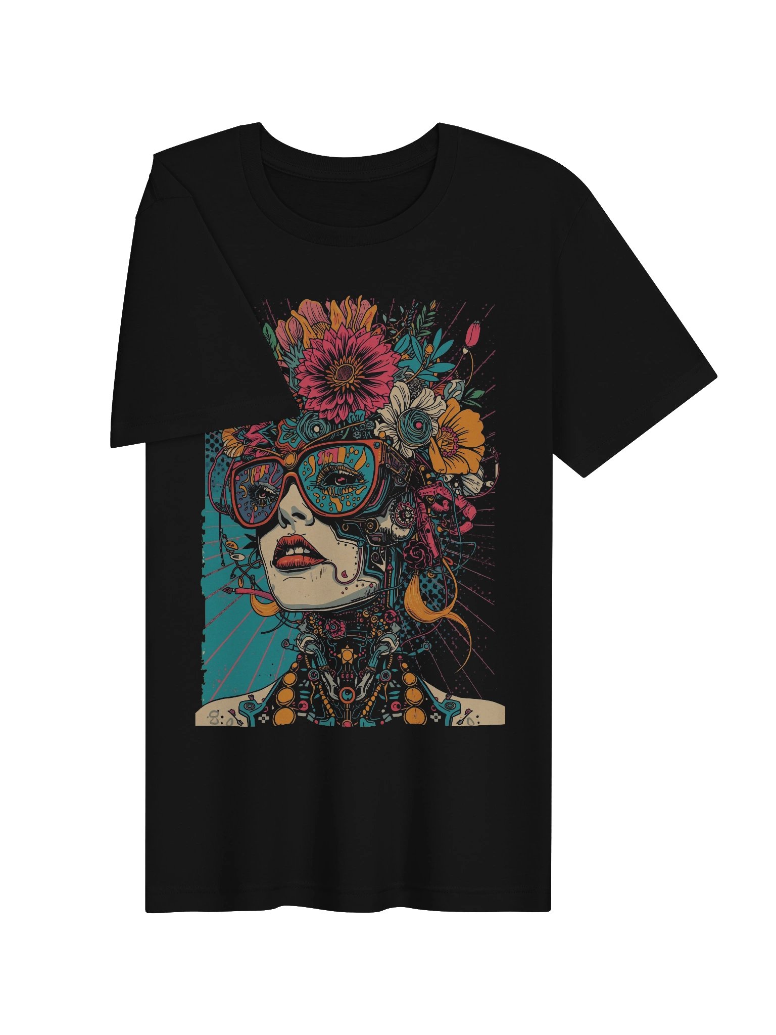 Floral Headpiece Woman Supersoft Tee product image (6)