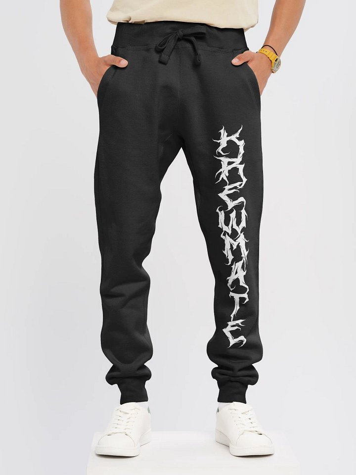 Metal Krewmate Fleece Joggers (White Logo) product image (2)