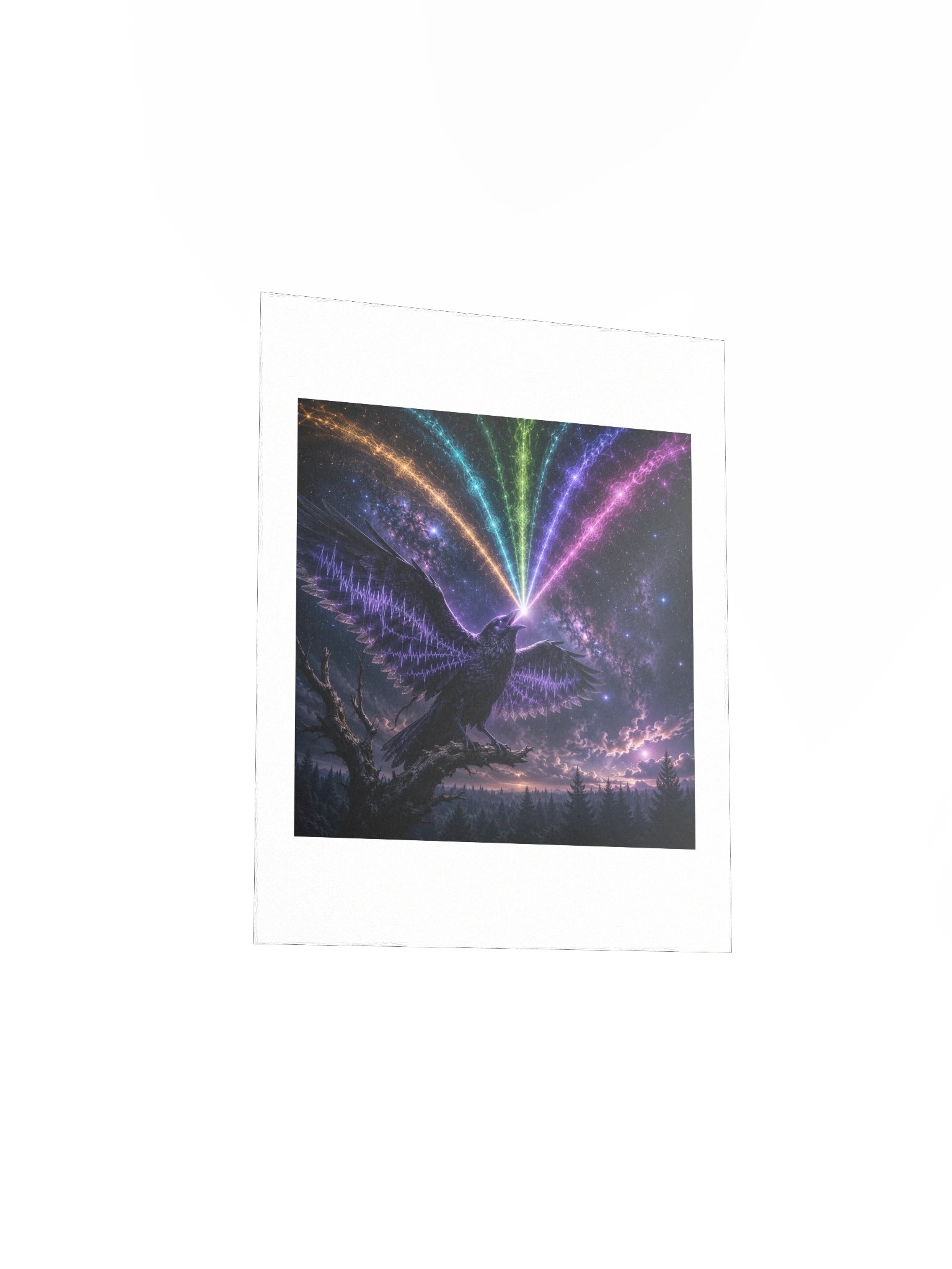 Forest Frequency Cosmic Raven Poster product image (7)