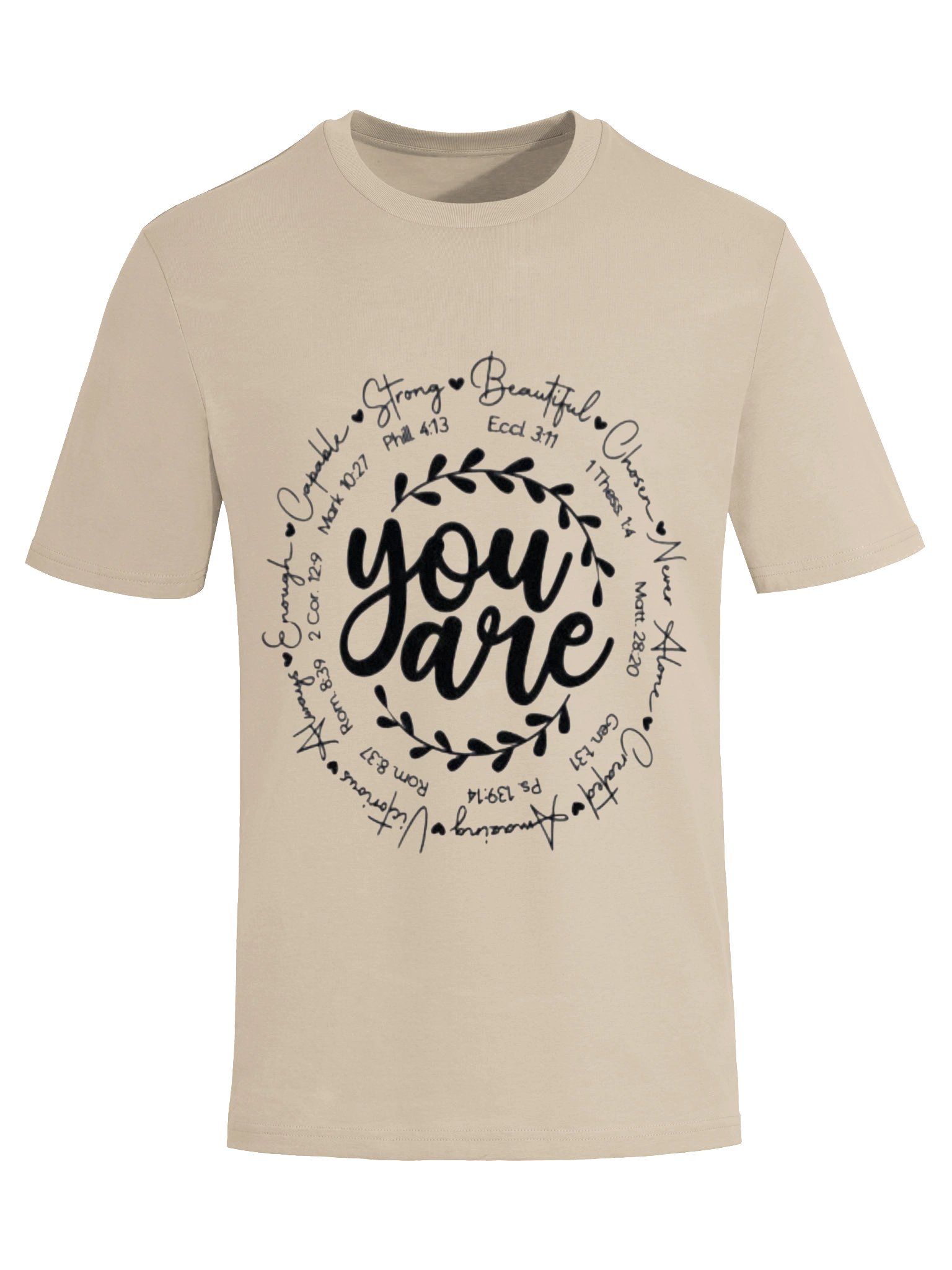 You Are Beautiful Christian T-Shirt – Psalm 139:14 Inspirational Faith Tee | Bible Verse Christian Gift | Unisex Apparel product image (5)