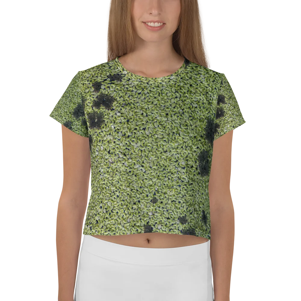 Verdant Life All-Over Print Crop Tee product image (1)