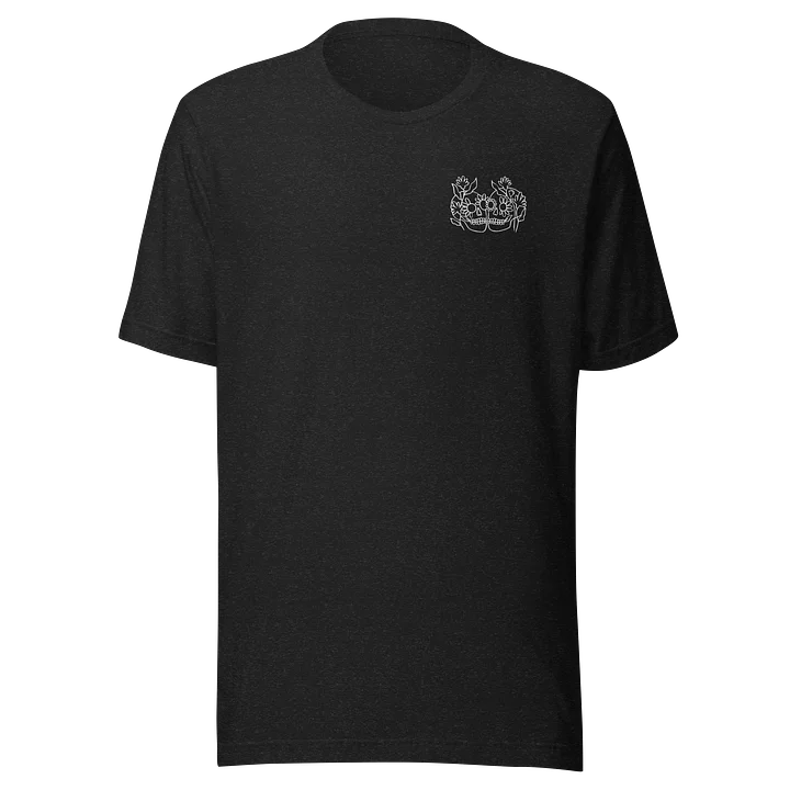 Blooming Skulls Graphic Tee Embroidered product image (1)
