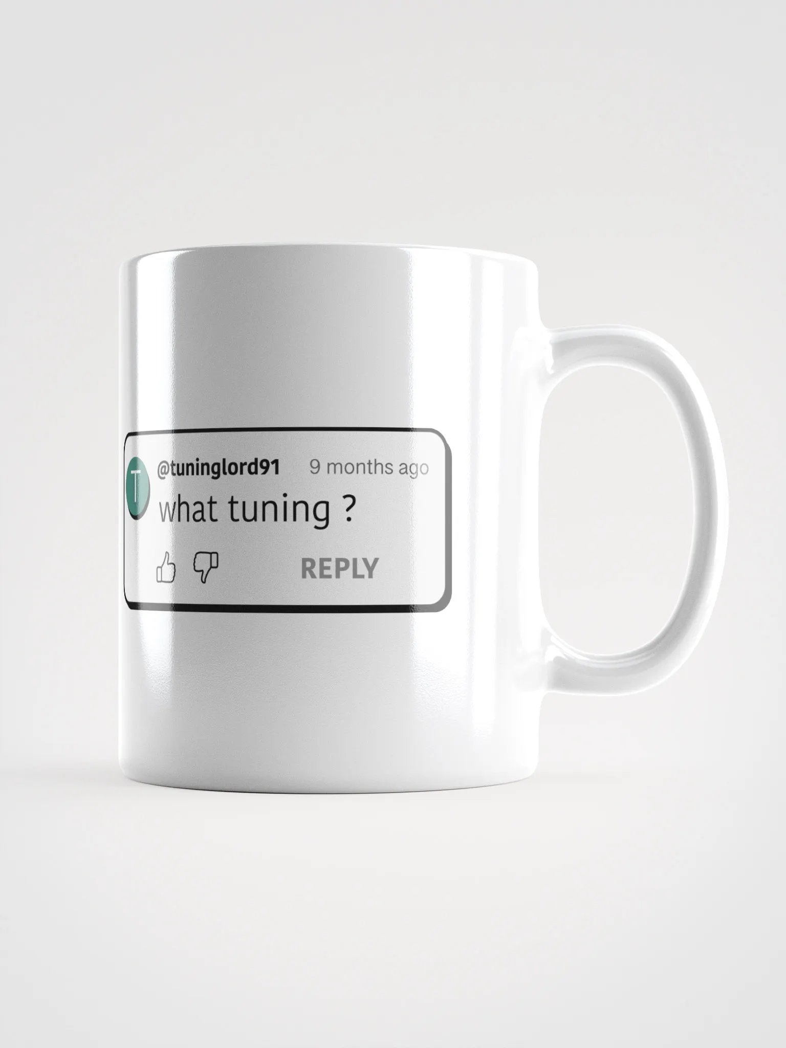 YouTube comment - what tuning ? - Mug product image (2)