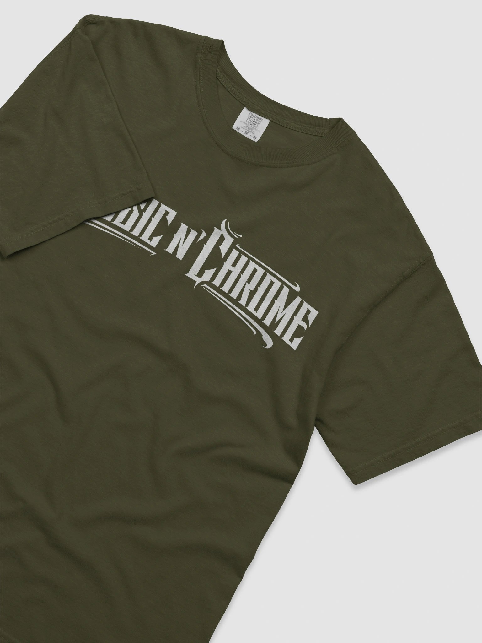 Olive Classic N Chrome Shirt x Redneck back print product image (5)