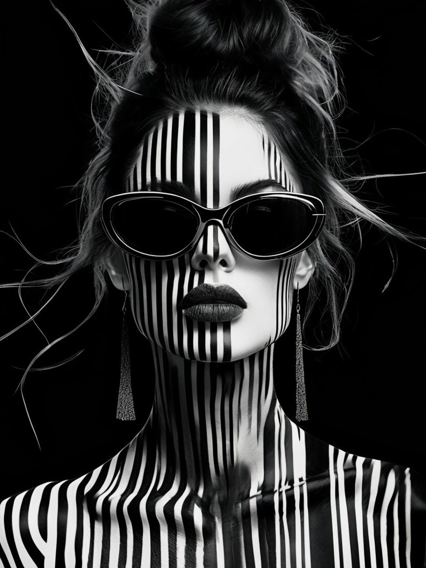 Striped Vision Framed Art Poster product image (1)