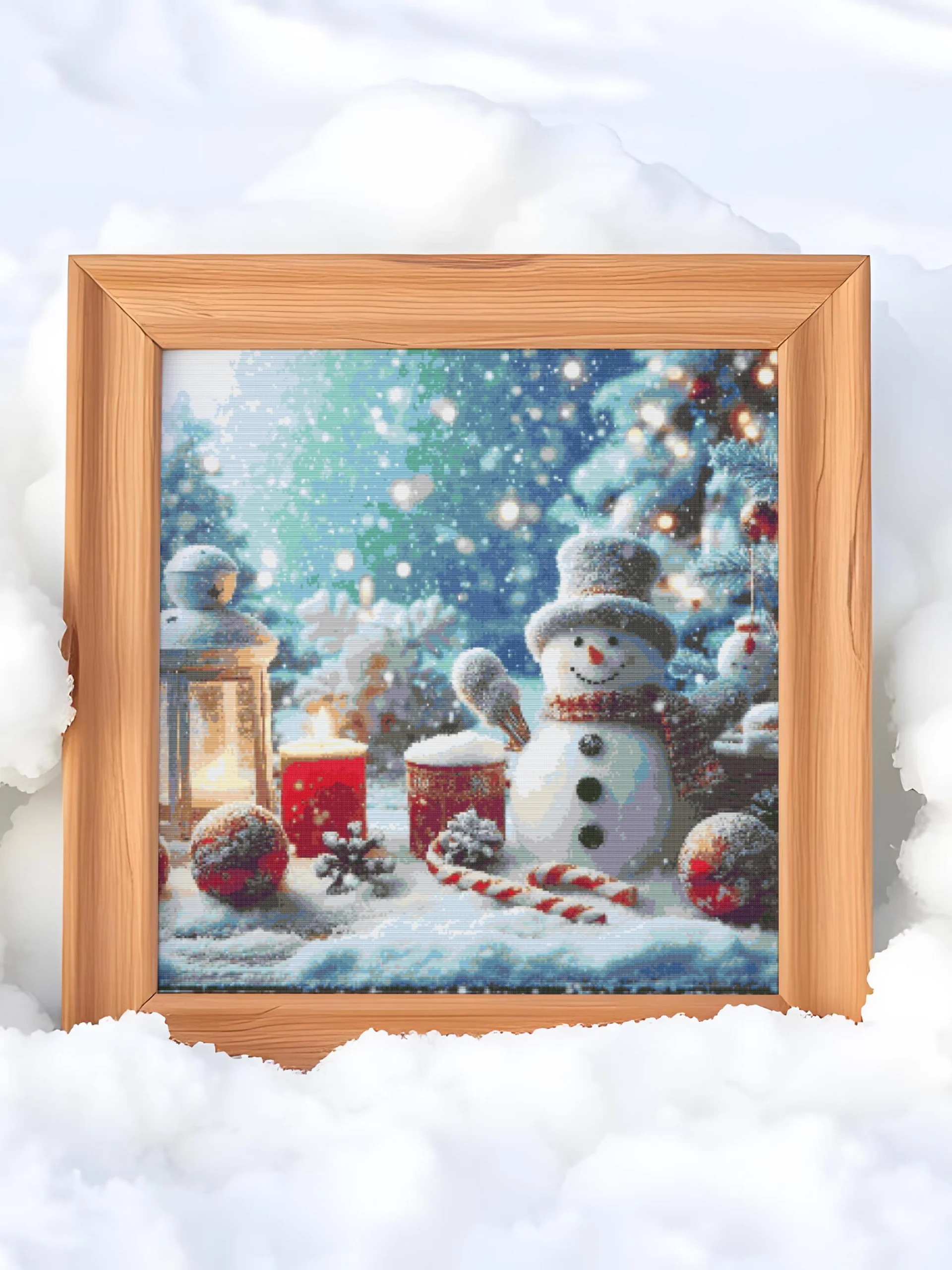 Frosty's Wonderland Cross Stitch Pattern product image (5)